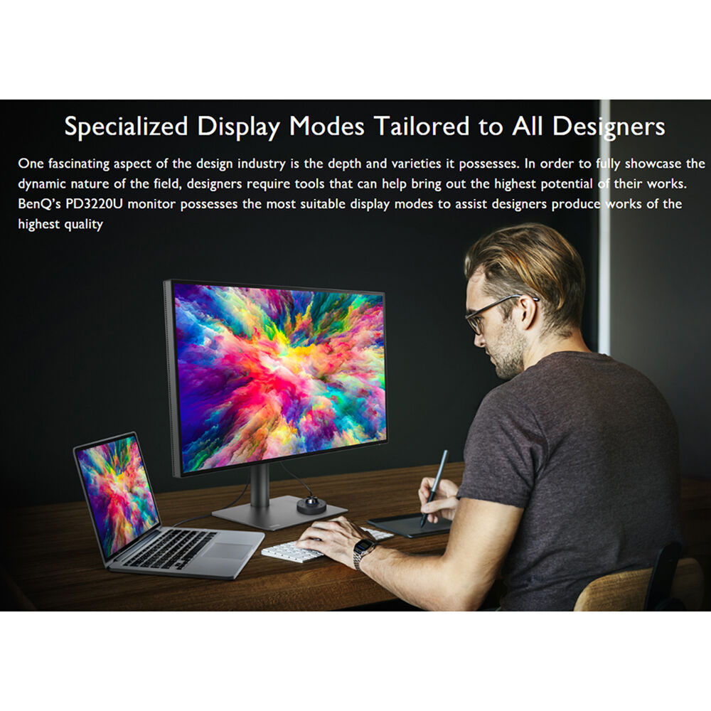 Монитор BenQ PD3220U 32 инча - IPS - 4K UHD LED 5ms 4K P3 Thunderbolt 3 Designer Monitor