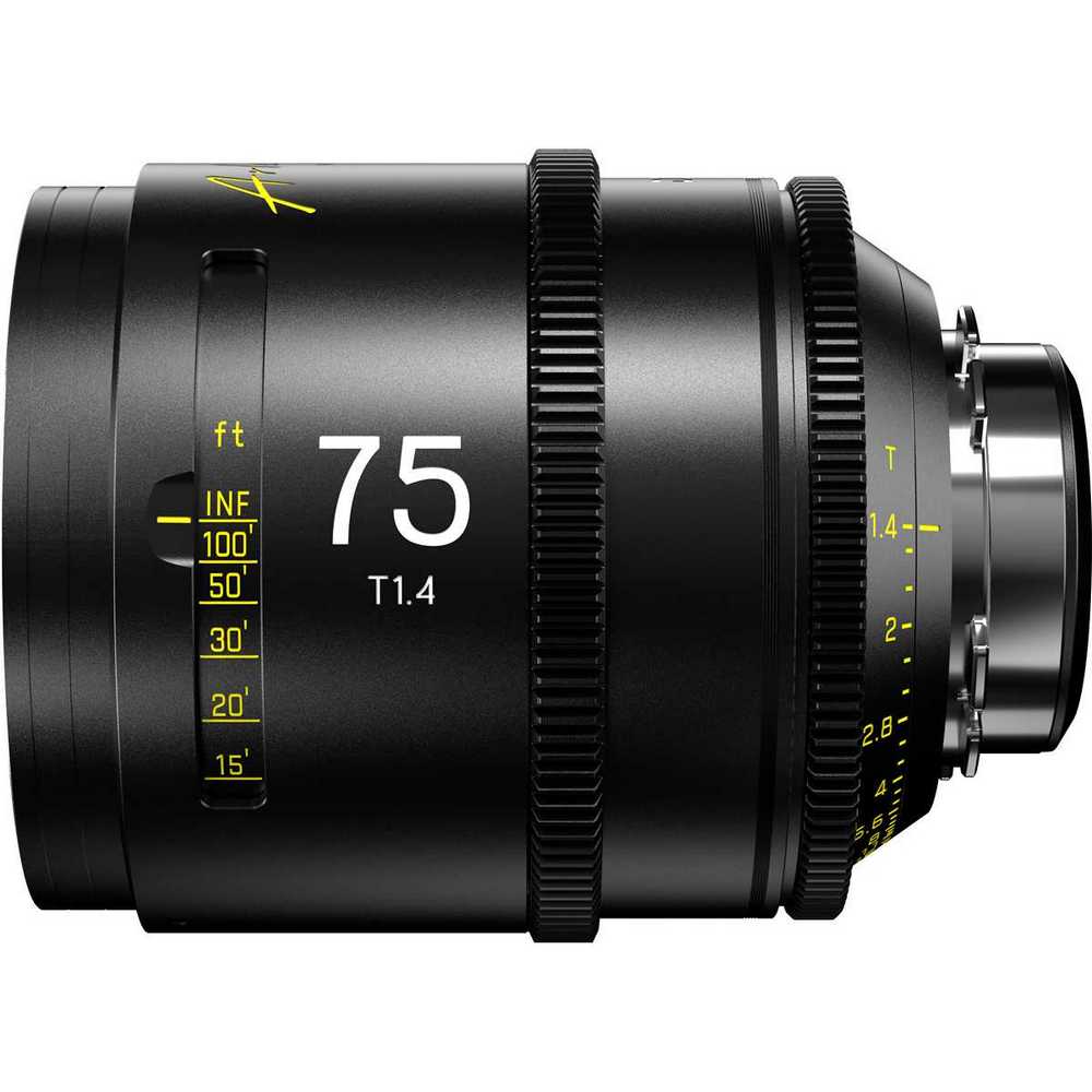 Обектив DZOFILM Arles Prime 75mm T1.4 (PL, Метрична скала)