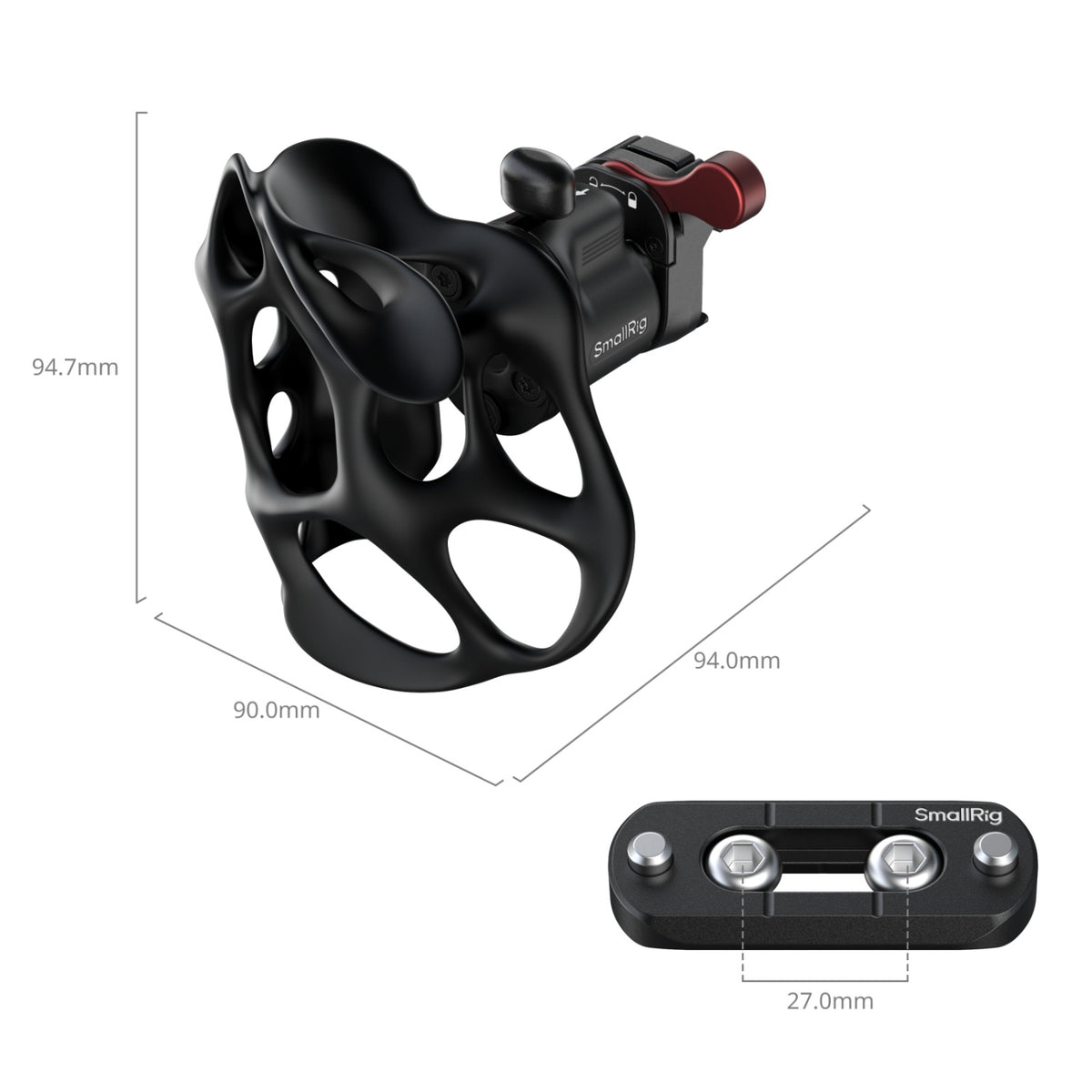 SmallRig Лява странична дръжка с NATO клампа от "ImageGrip" серията 5242