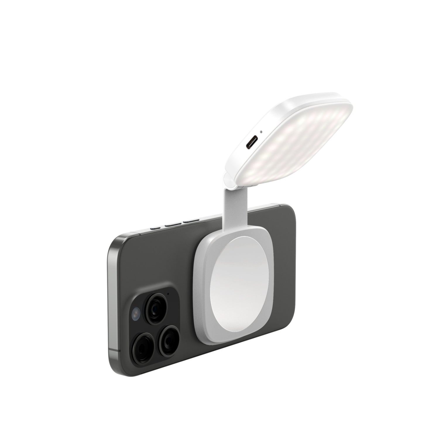 SmallRig Vibe P48 подвижна LED видео светлина за мобилен телефон (бяла)