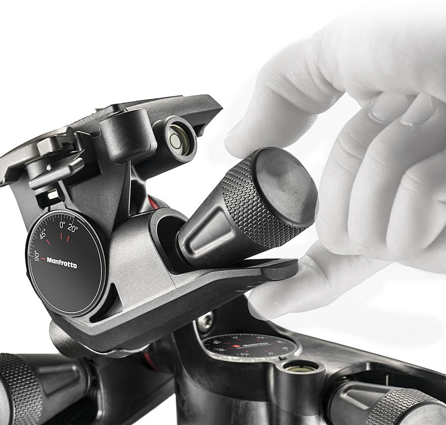 Manfrotto XPRO Geared 3 Way Head with Adapto Body