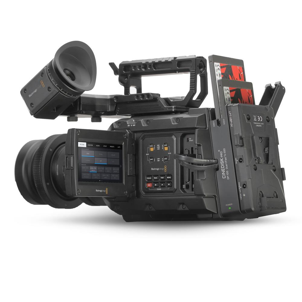 CINEDISKPRO DP-100 DUAL CFAST 2.0 TO SSD ADAPTER FOR URSA MINI PRO, 4K, 4.6K
