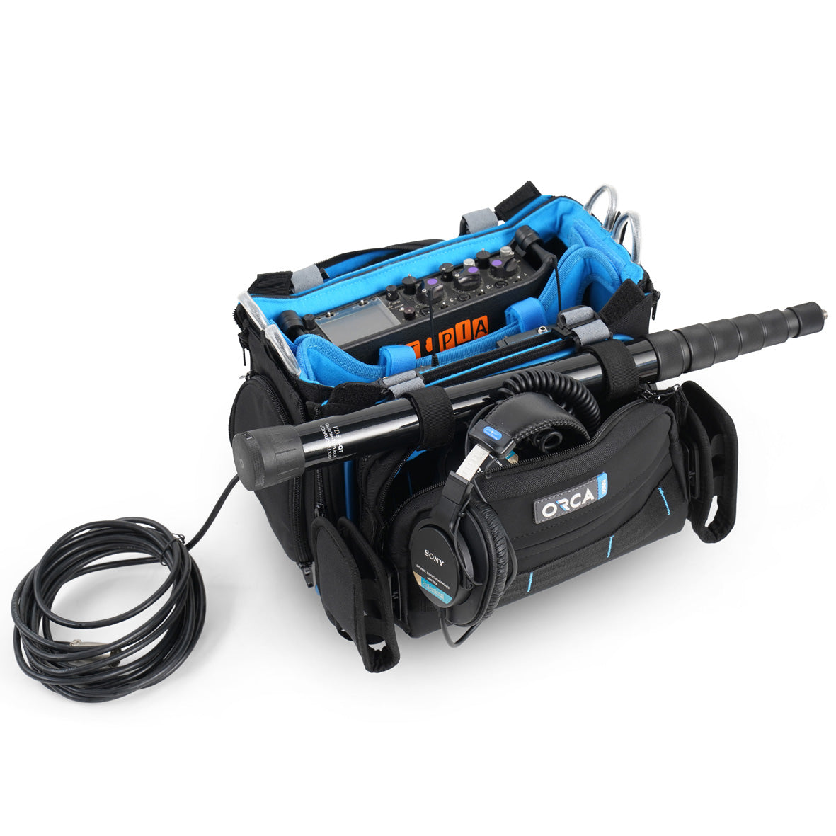 Чанта за аудиооборудване Orca OR-30 за Zaxcom Max; Sound Devices 633, 833, 888 и подобни