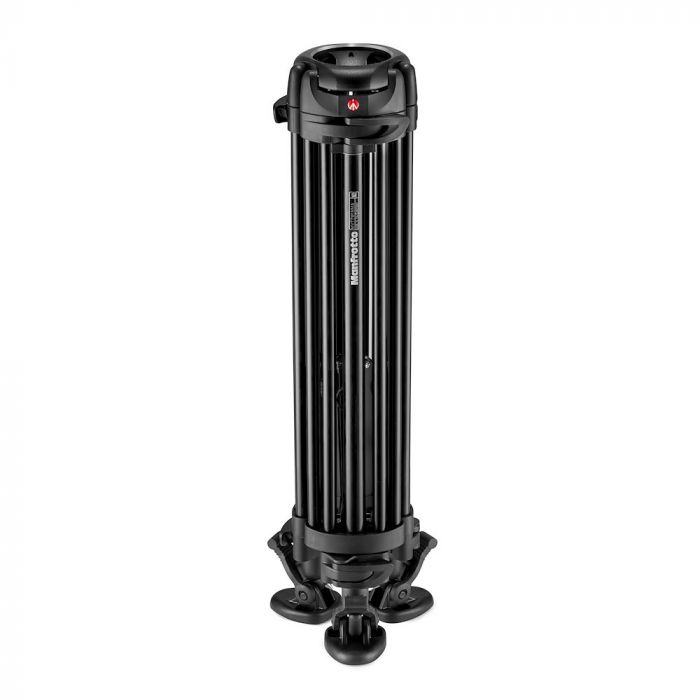 Manfrotto Alu Twin Leg алуминиева видео основа с 100/75mm боул и среден паяк