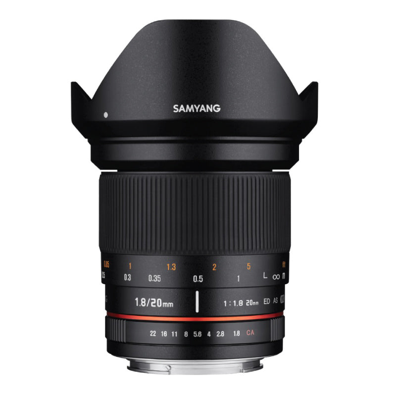 Обектив Samyang 20mm f1.8 ED AS UMC за MFT