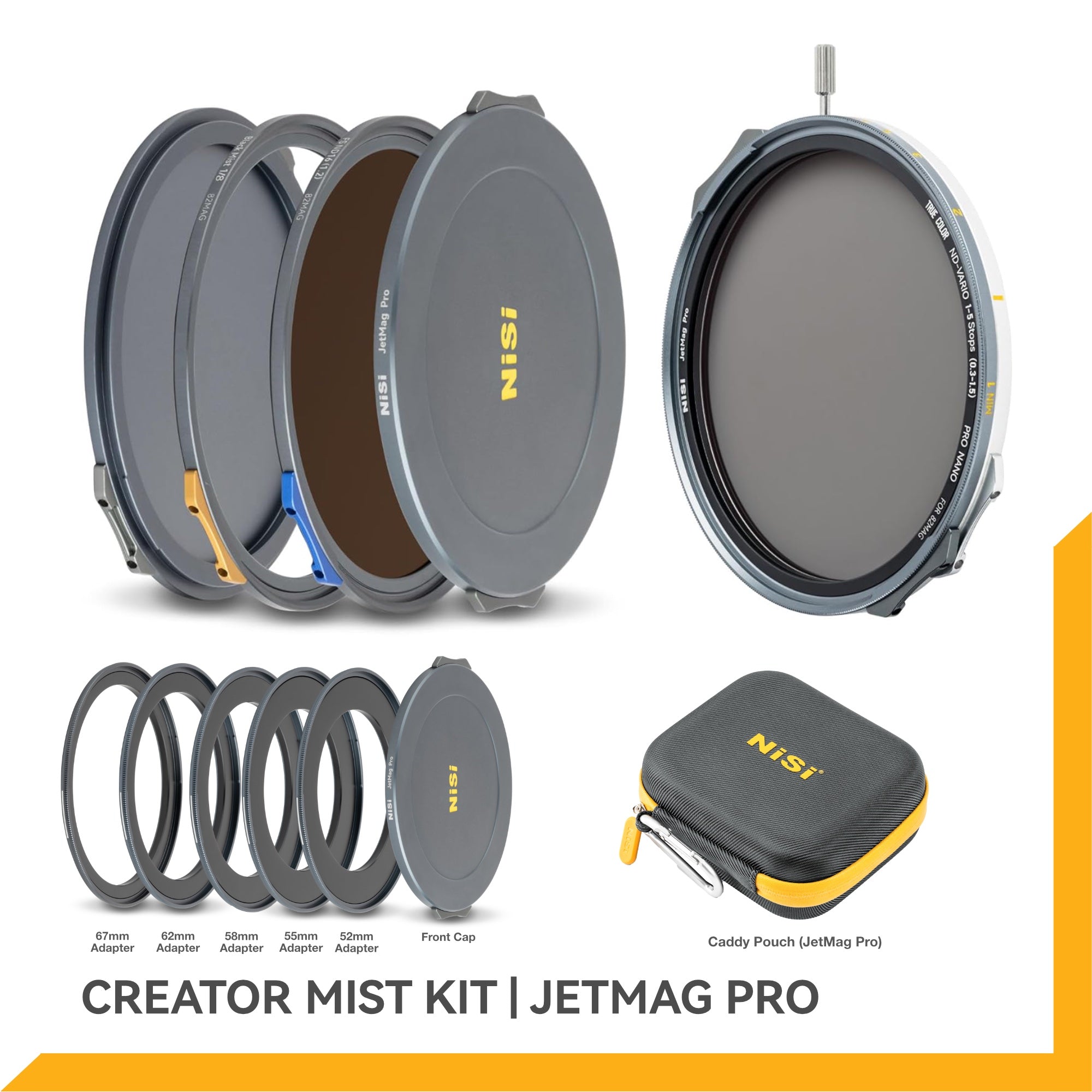 NiSi JetMag Pro 67 VND 1-9 Stop Mist Creator комплект
