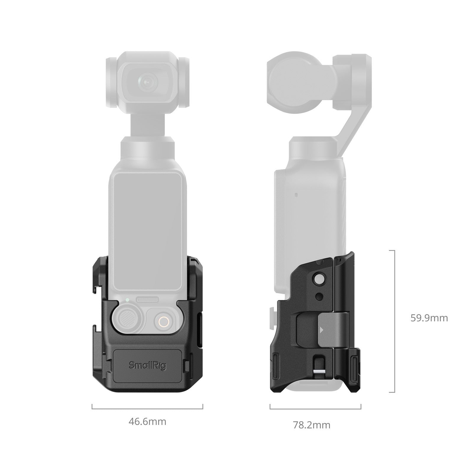 SmallRig Cage for DJI Osmo Pocket 4P, 4, 3 and Xtra Muse (Basic Edition) 6002