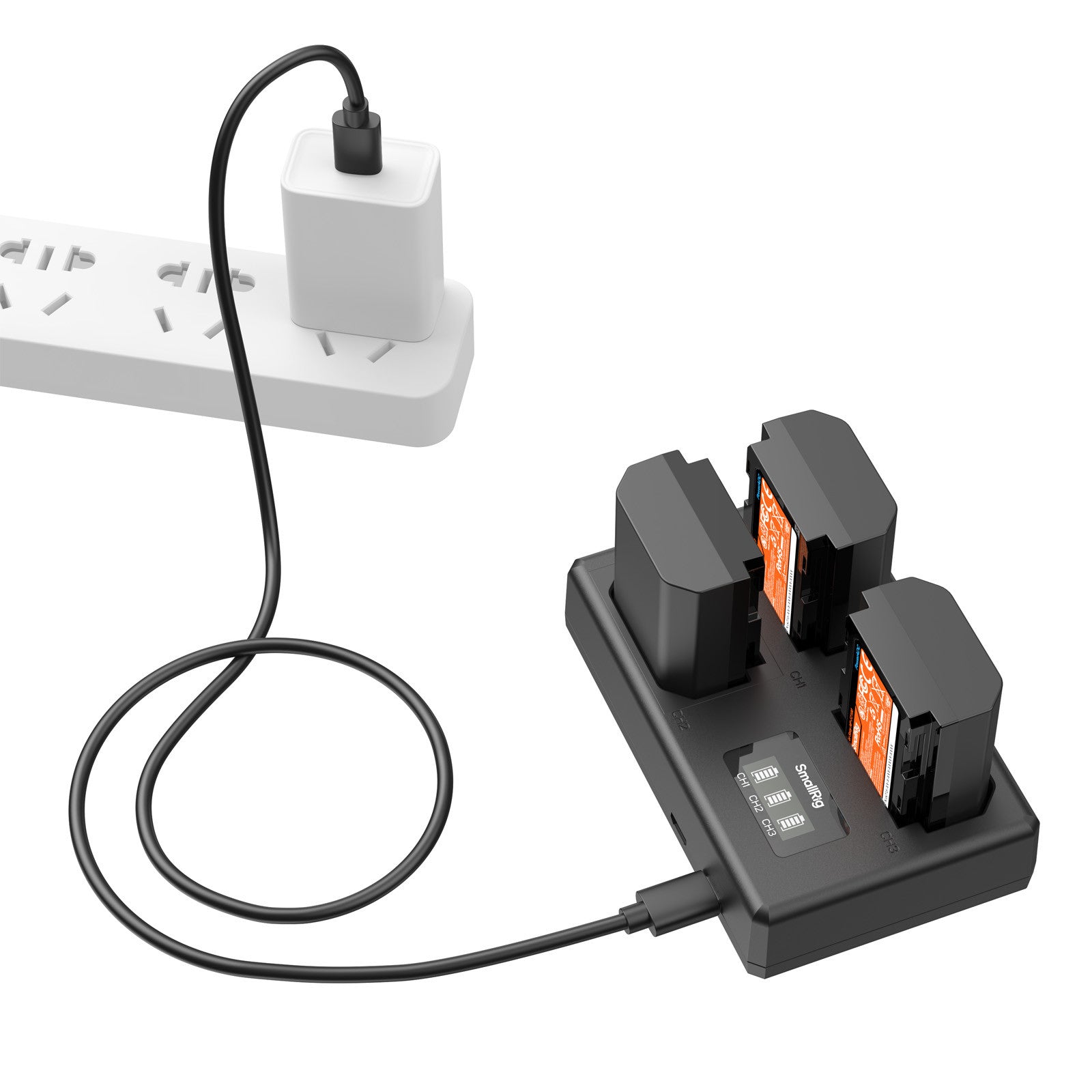 SmallRig Троен комплект батерии и зарядно за Sony NP-FZ100 6016