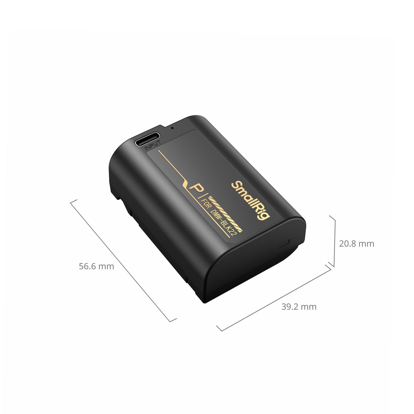 SmallRig Батерия с USB-C Зареждане за Panasonic LUMIX DMW-BLK22 6098