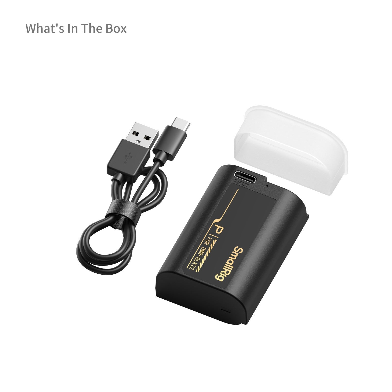 SmallRig Батерия с USB-C Зареждане за Panasonic LUMIX DMW-BLK22 6098