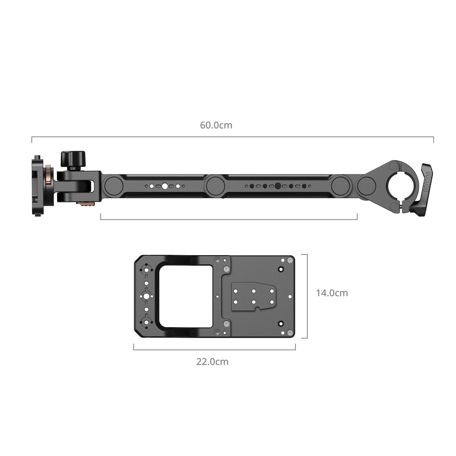 Монтажна пластина SmallRig за монитор с VESA за камера количка 6257
