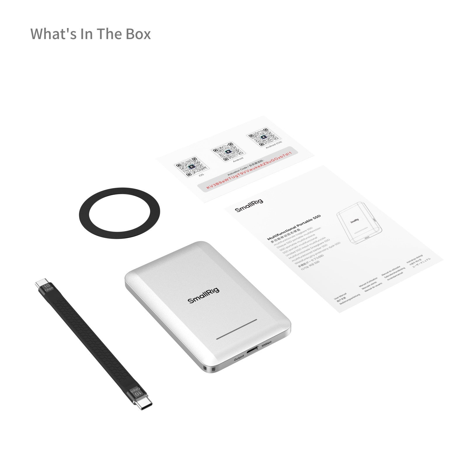 SmallRig Мултифункционално преносимо SSD (1TB) 6292