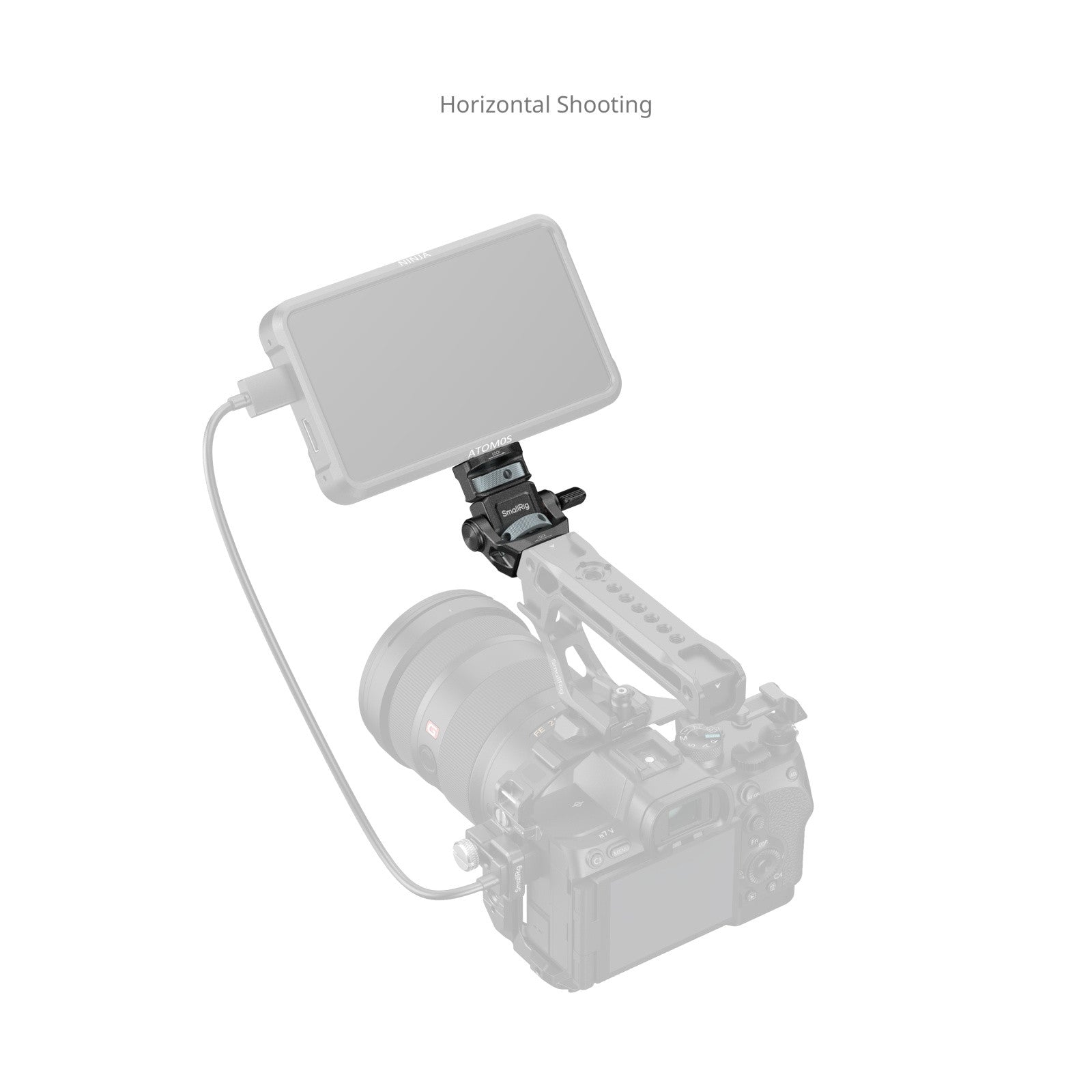 SmallRig Държач за монитор за хоризонтално и вертикално снимане с ARRI 3/8in-16 болт с пинове 6314