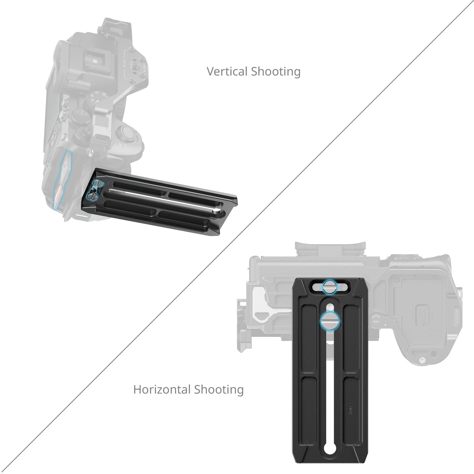 SmallRig Плоча съвместима с Manfrotto 501PL 6318