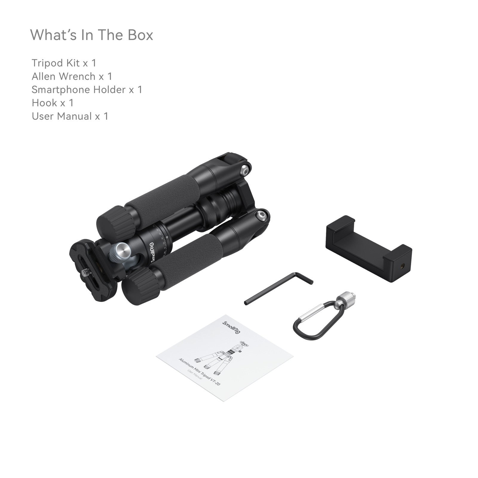 SmallRig алуминиев мини статив VT-20 4289