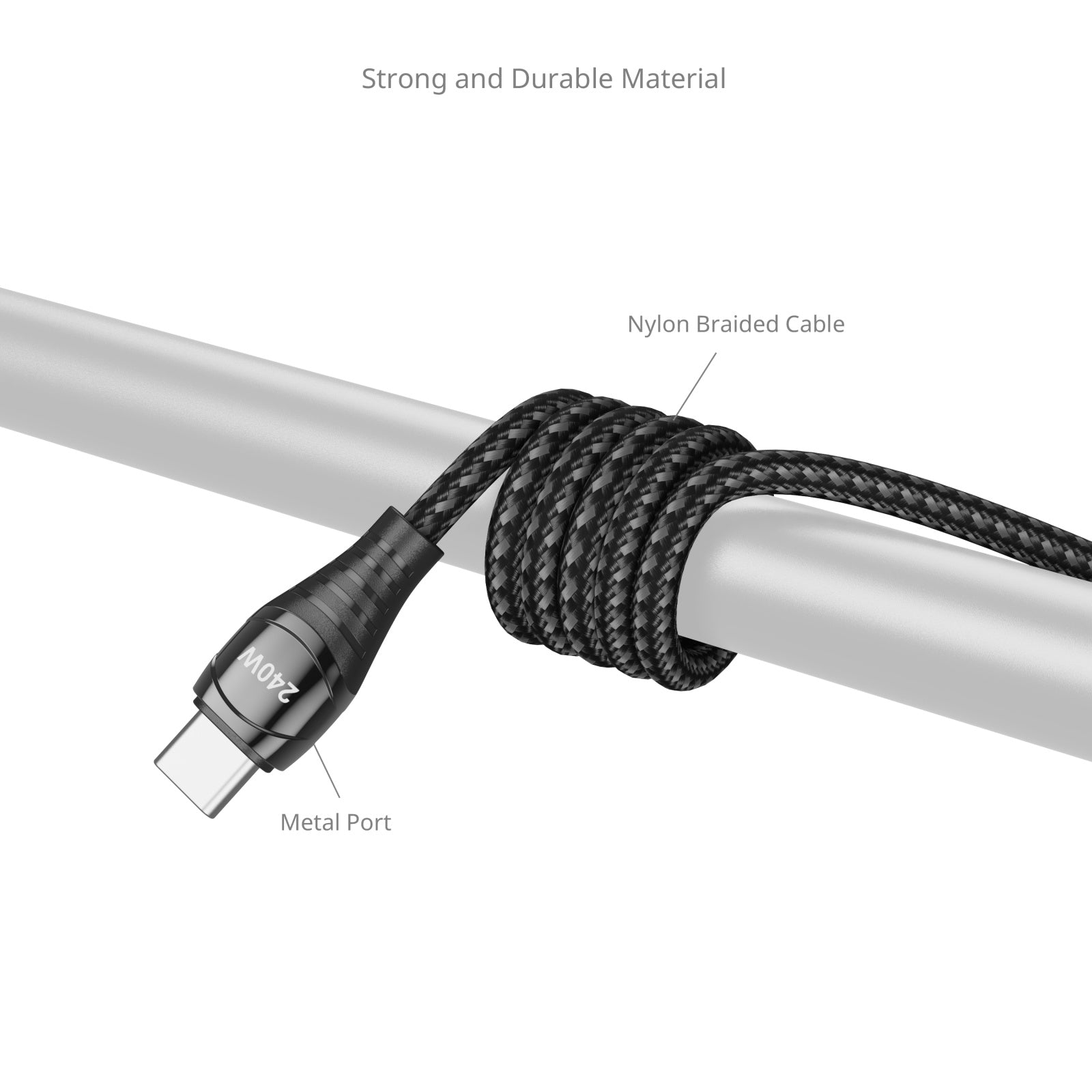 SmallRig 240W захранващ кабел с LED дисплей