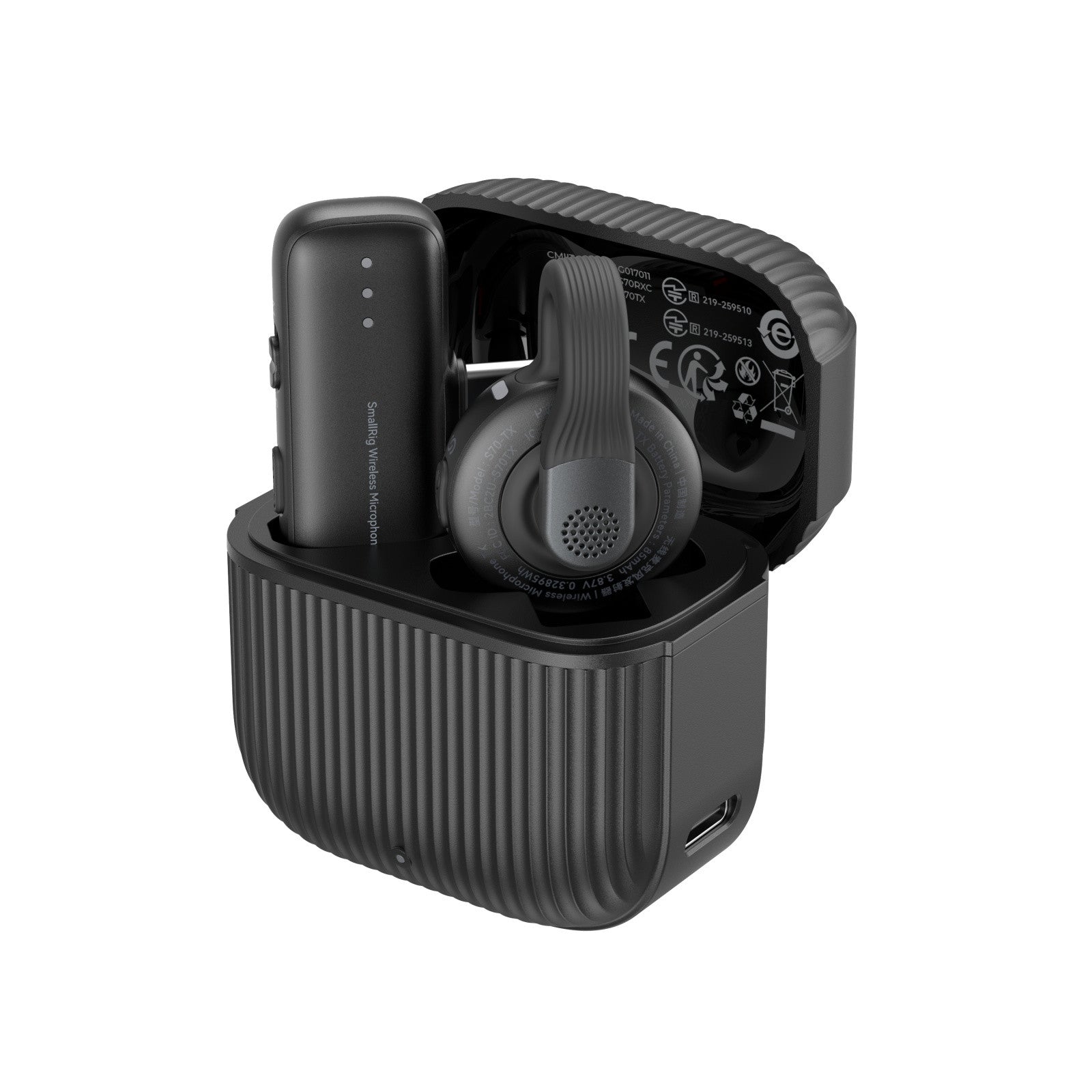 SmallRig S70-C1 Безжичен микрофон с USB-C Адаптер за телефони (Черен) 6546