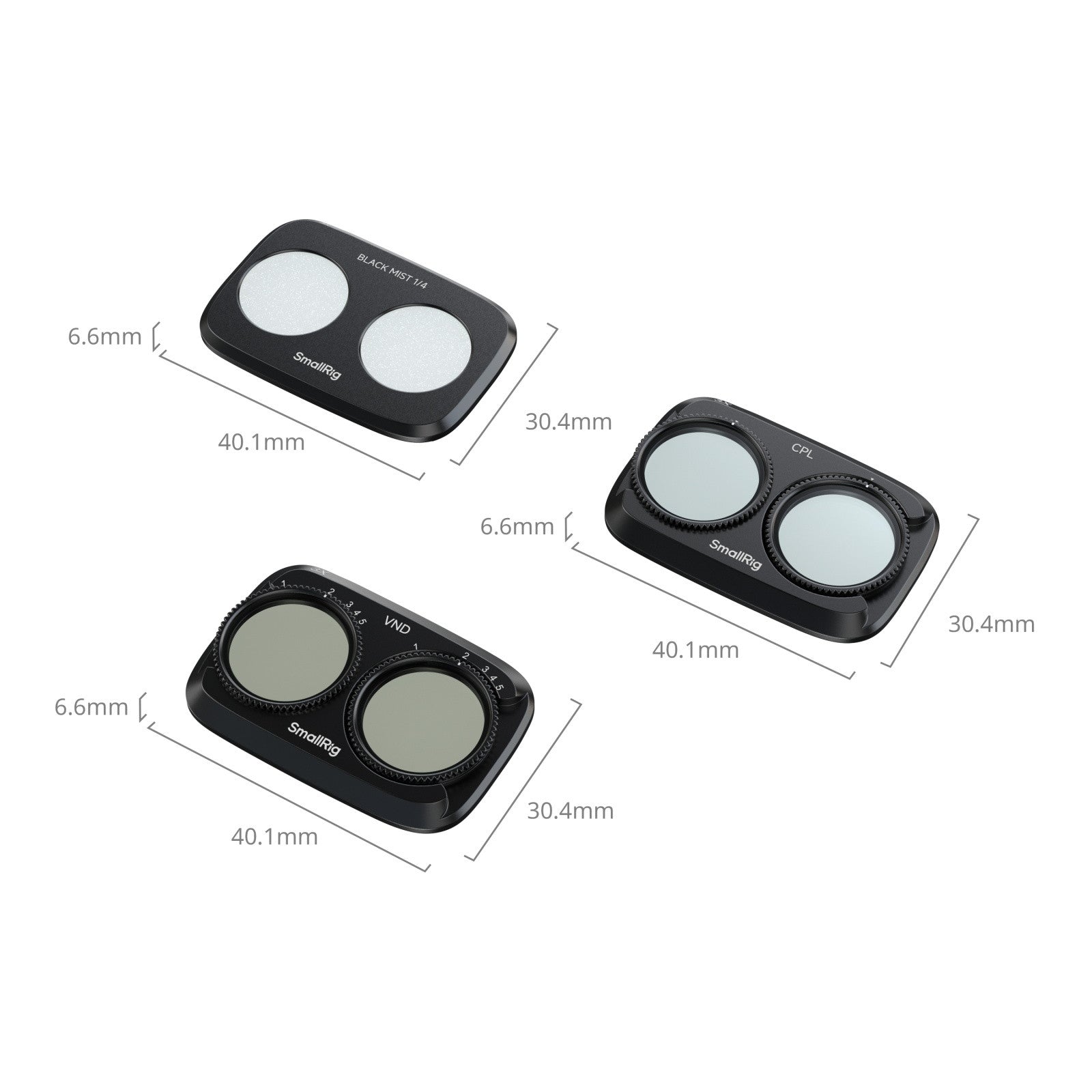 SmallRig Комплект филтри за DJI Osmo Pocket 4P 6649