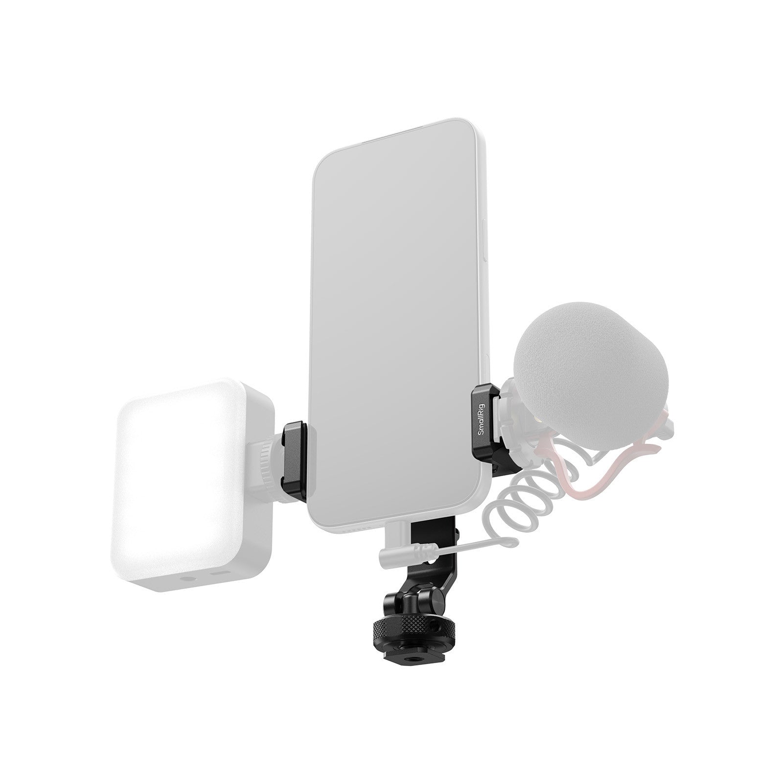 SmallRig PC-T1 Метална клампа за телефон с три cold shoe монтажа 6661