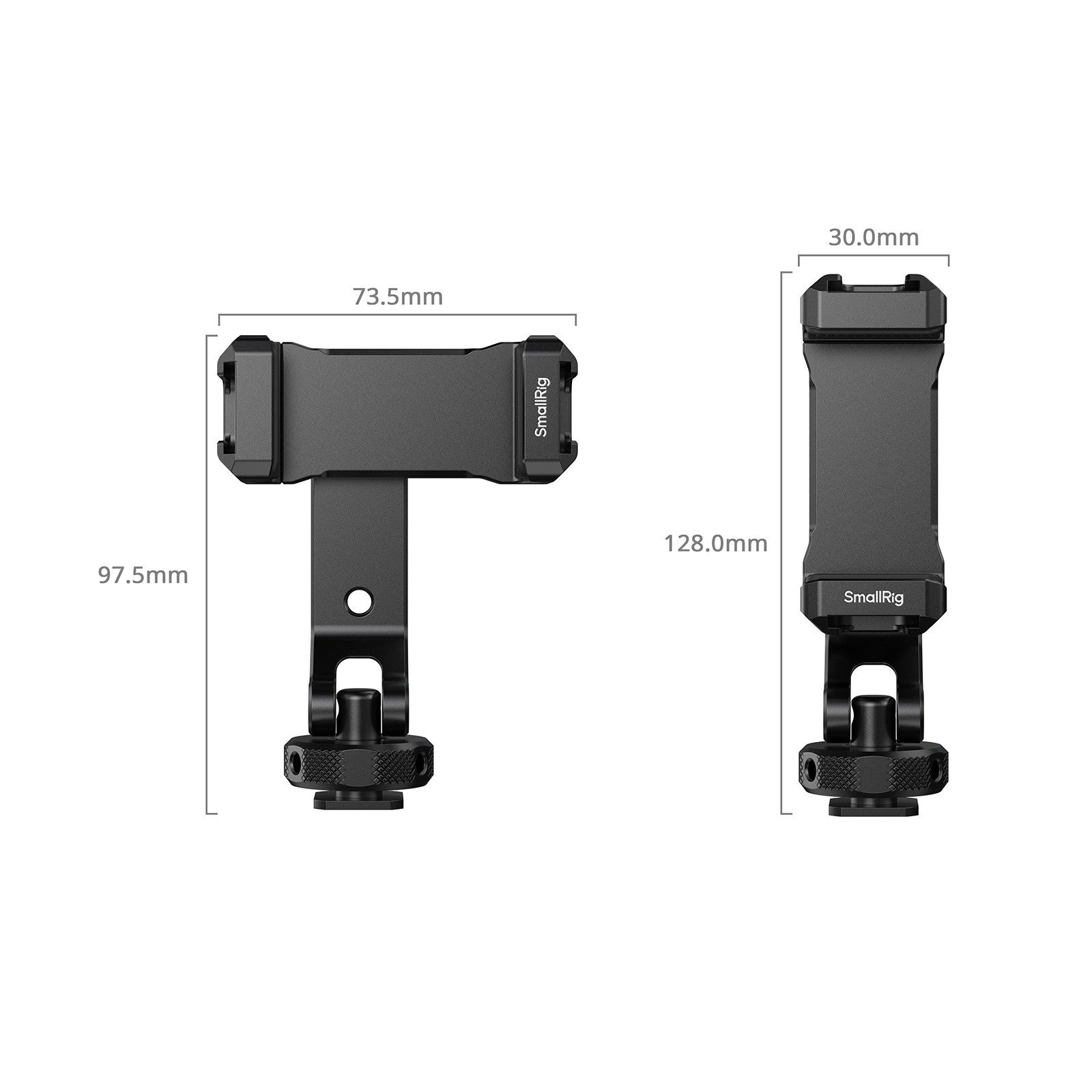 SmallRig PC-T1 Метална клампа за телефон с три cold shoe монтажа 6661