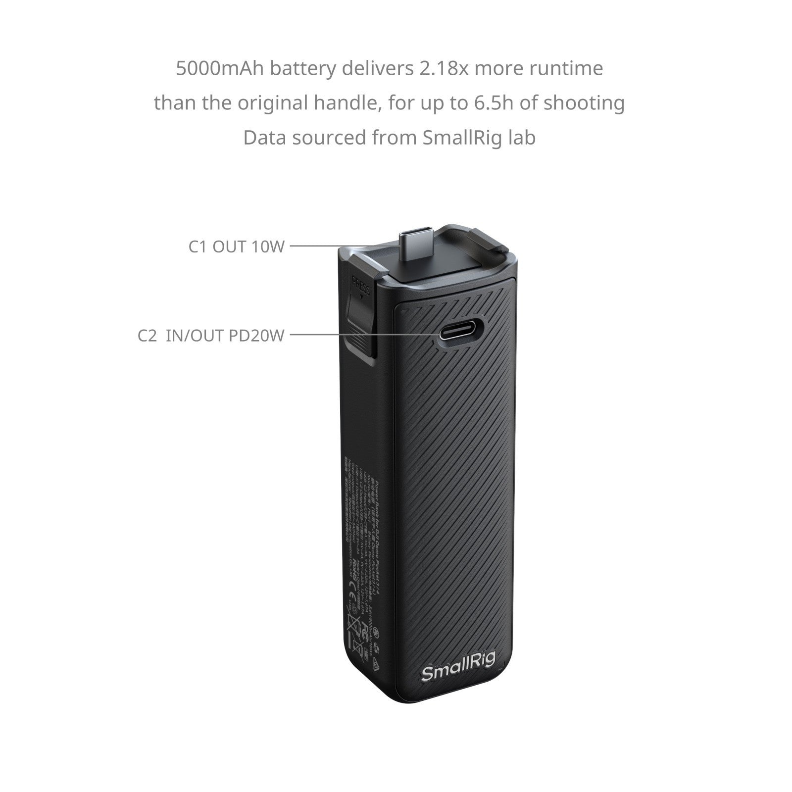 SmallRig Power Bank за DJI Osmo Pocket 3 / 4 / 4P 6713