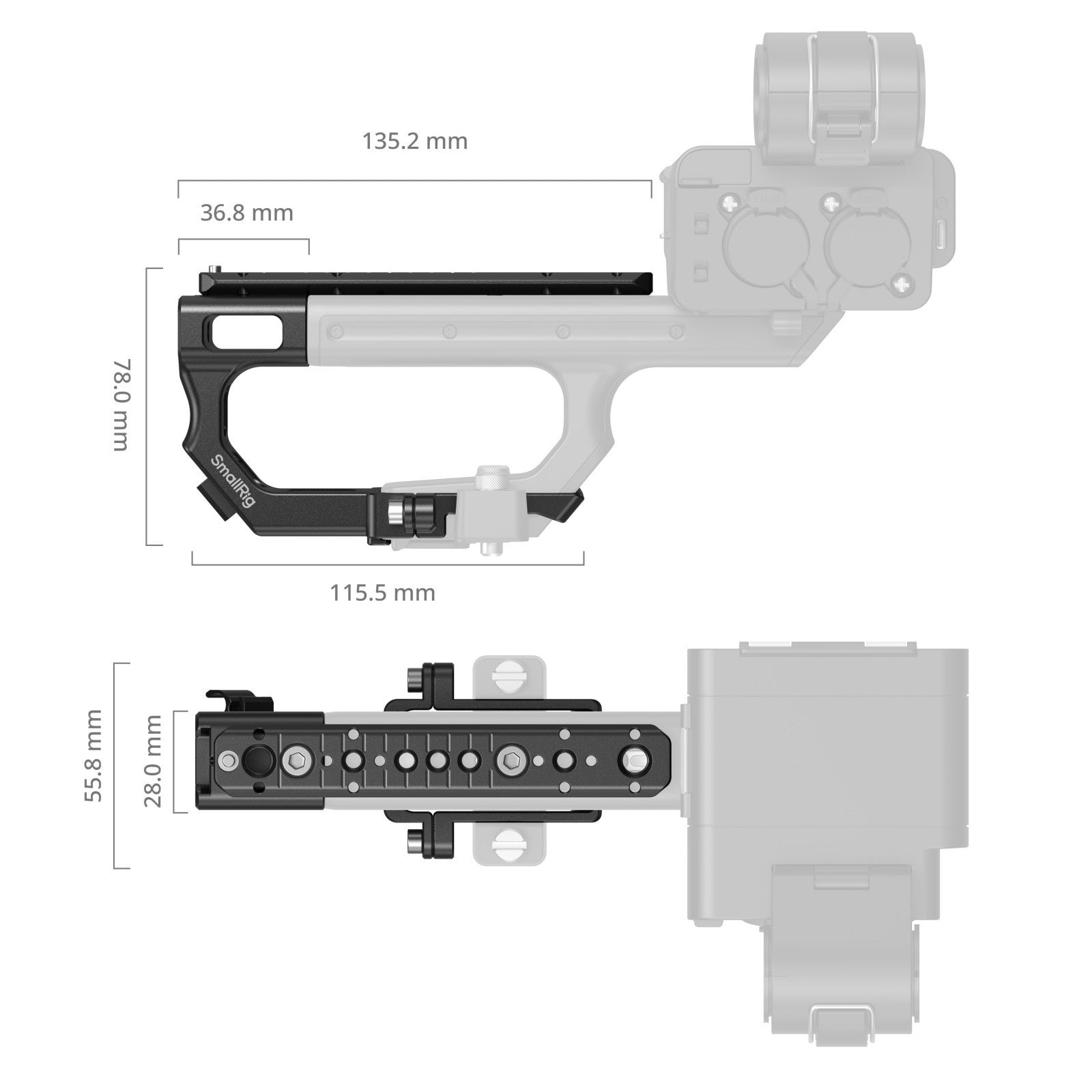 SmallRig Комплект удължителна плоча за Sony XLR-H2 6781