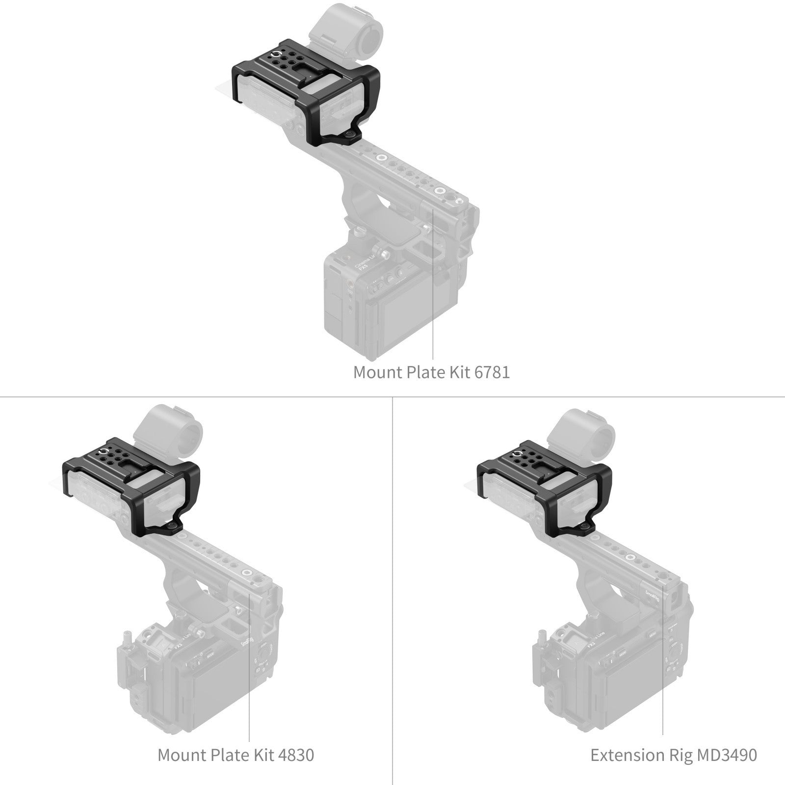 SmallRig Монтажна плоча за Sony XLR-H2 / H1 6925