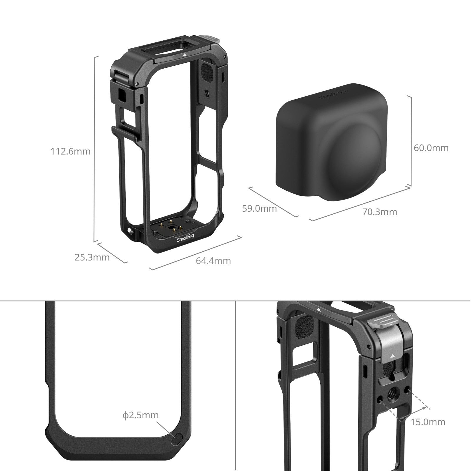 SmallRig Клетка за Insta360 X6 6965