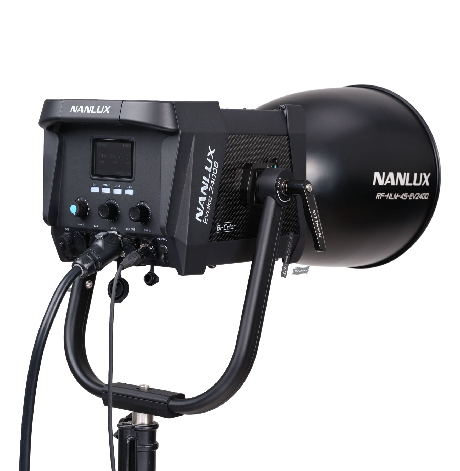 NANLUX Evoke 2400B Bi-color LED Spot Light with Flight Case kit