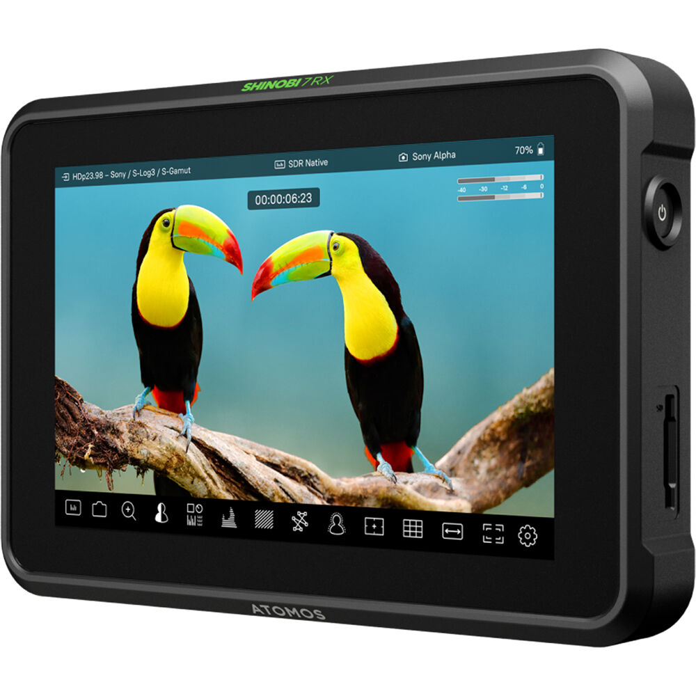 Монитор Shinobi 7 RX HDR 4K SDI -7 инчов - с камера контрол