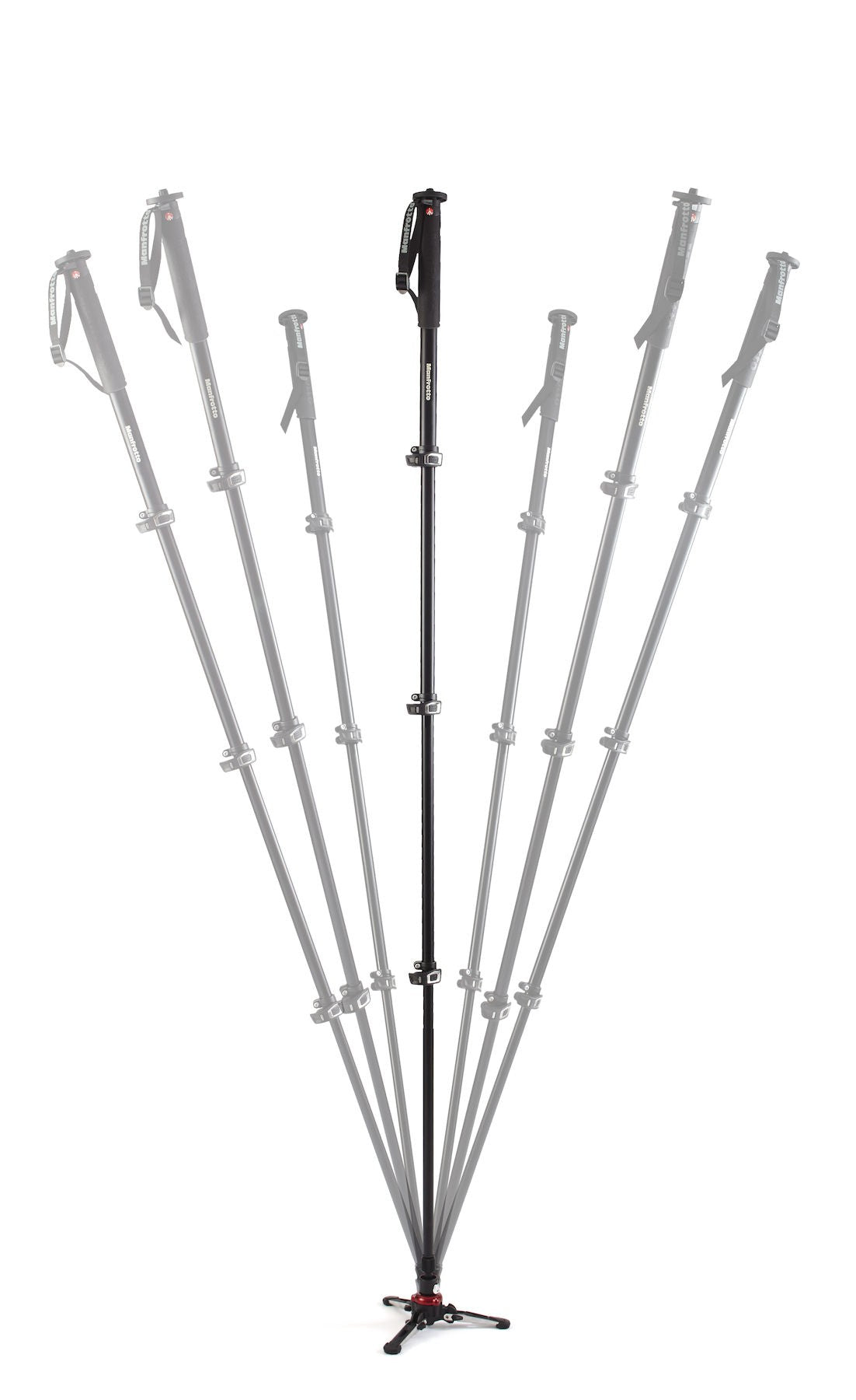 Manfrotto XPRO aluminium 4 section fluid video monopod, FLUIDTECH base