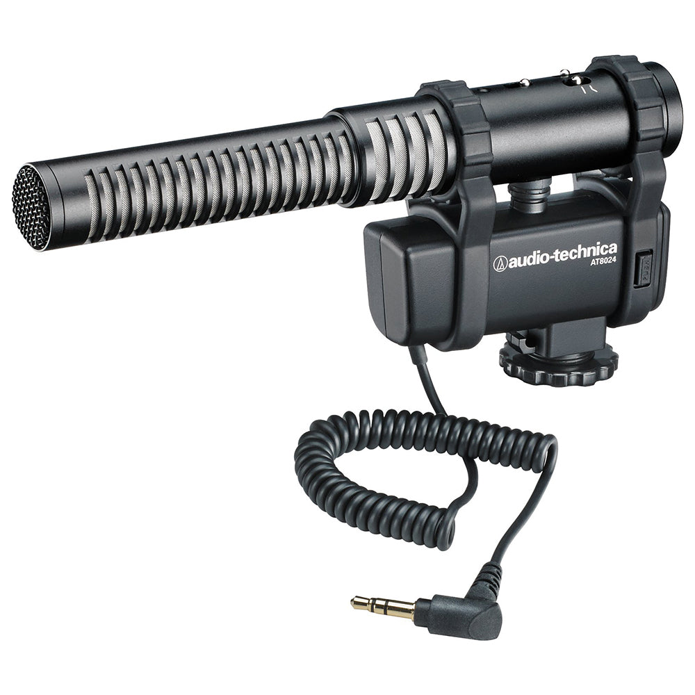 Audio-Technica AT8024 STEREO/MONO CAMERA-MOUNT MICROPHONE