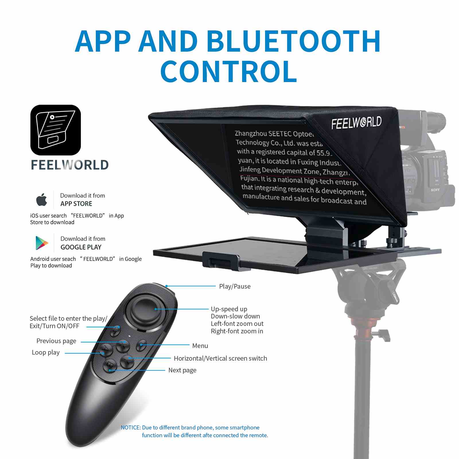 Телепромптер Feelworld TP16 teleprompter