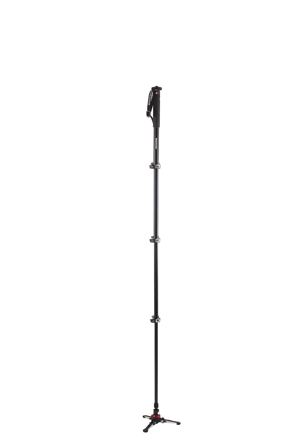 Manfrotto XPRO aluminium 4 section fluid video monopod, FLUIDTECH base