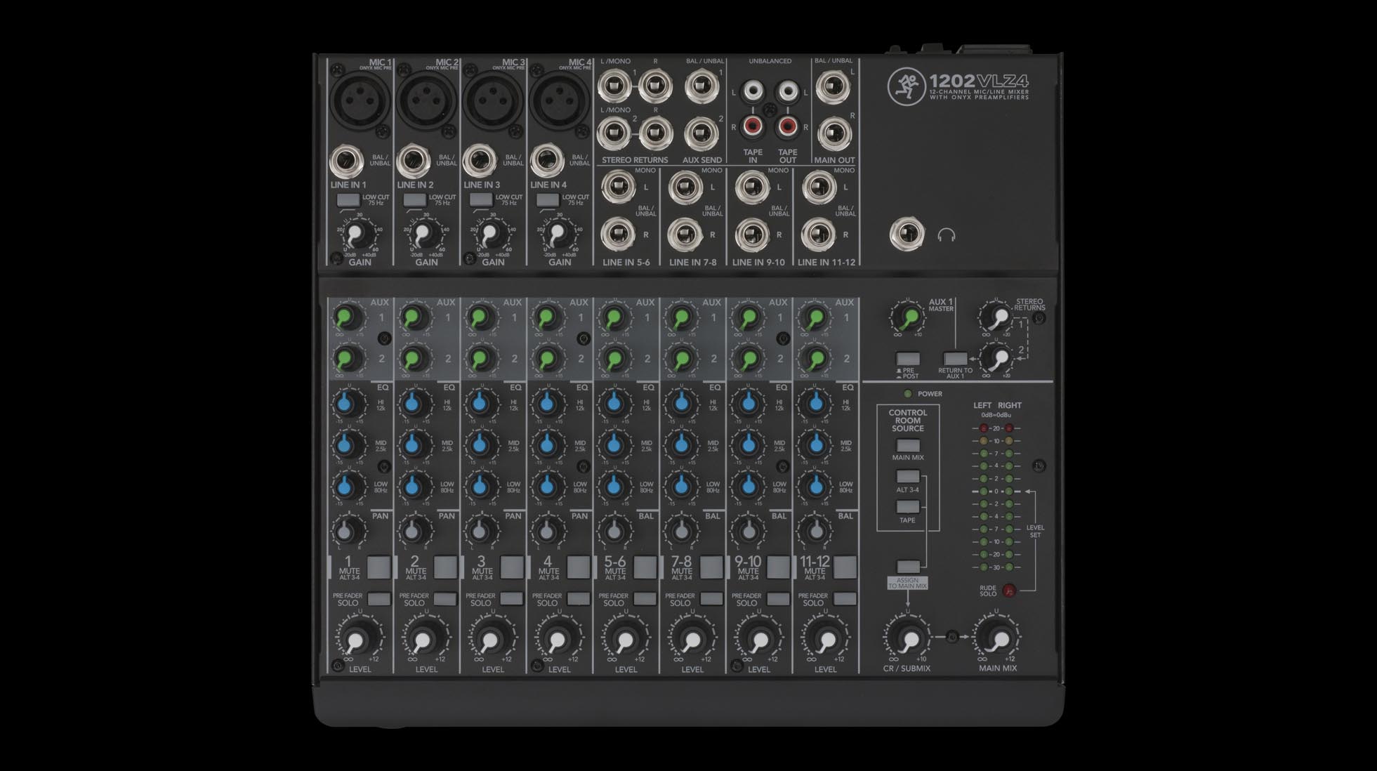 Аудио миксер Mackie 1202VLZ4 - 12 Канала - USB