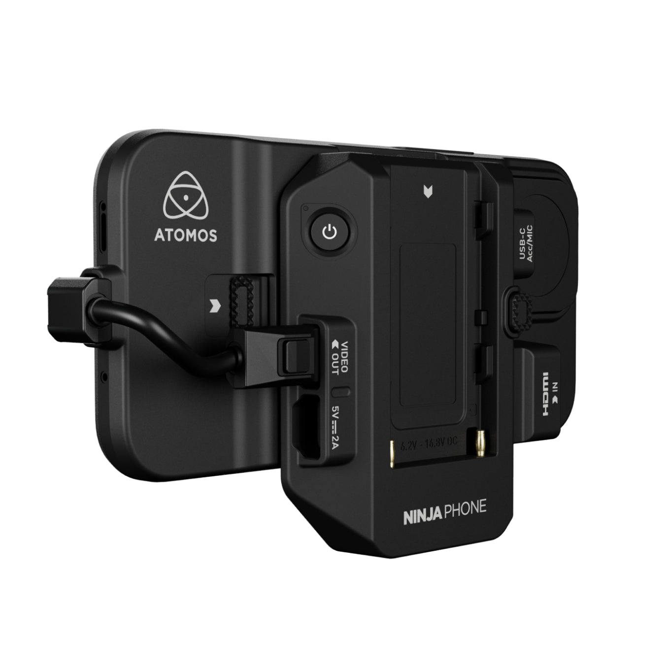 Atomos Ninja Phone - основен продукт - ко-процесор за Phone 15 Pro или Pro Max