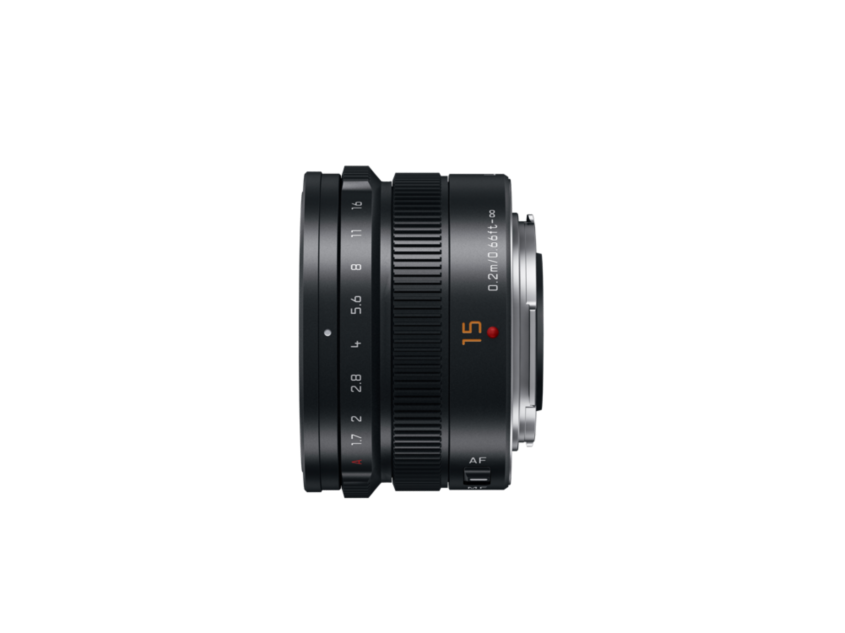 Обектив Lumix G Leica DG Summilux 15mm f1.7 Asph - Черен