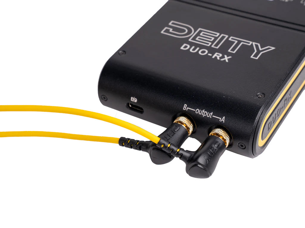 Deity RX-Link - Locking 3.5mm to Right Angle XLR