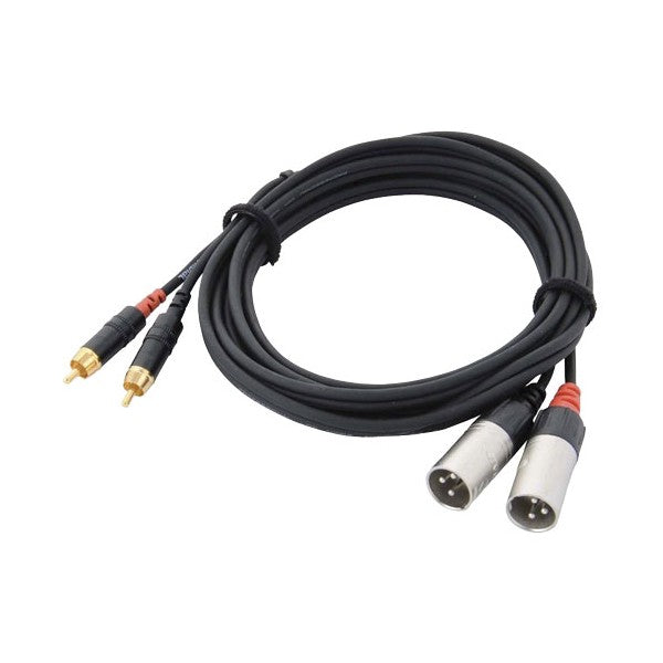 CORDIAL CFU 3 MC XLR male to RCA 3 m