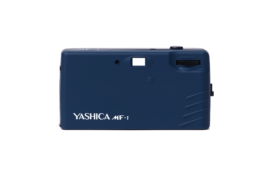 Филмов фототапарат Yashica MF-1 Snapshot Art - тъмно синьо