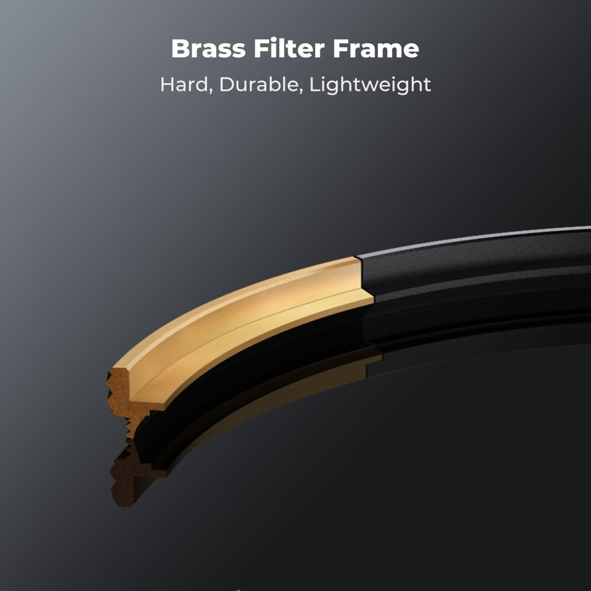 K&F CONCEPT 82MM, NANO-X Pro месингова рамка, Black Mist 1/8, оптично стъкло, ултра-прозрачно