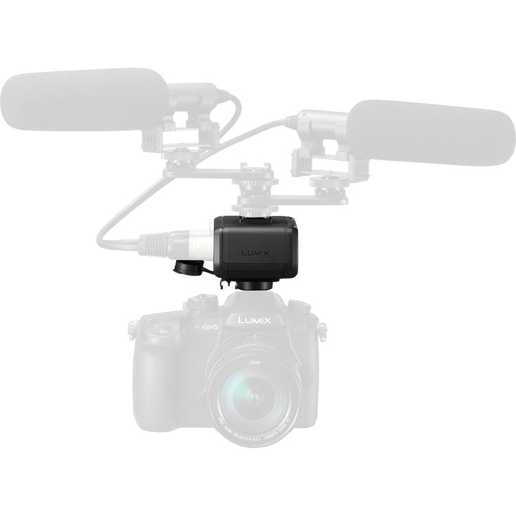 LUMIX G and Lumix S XLR Professional Microphone Adaptor, 2 XLR Terminals - DMW-XLR1