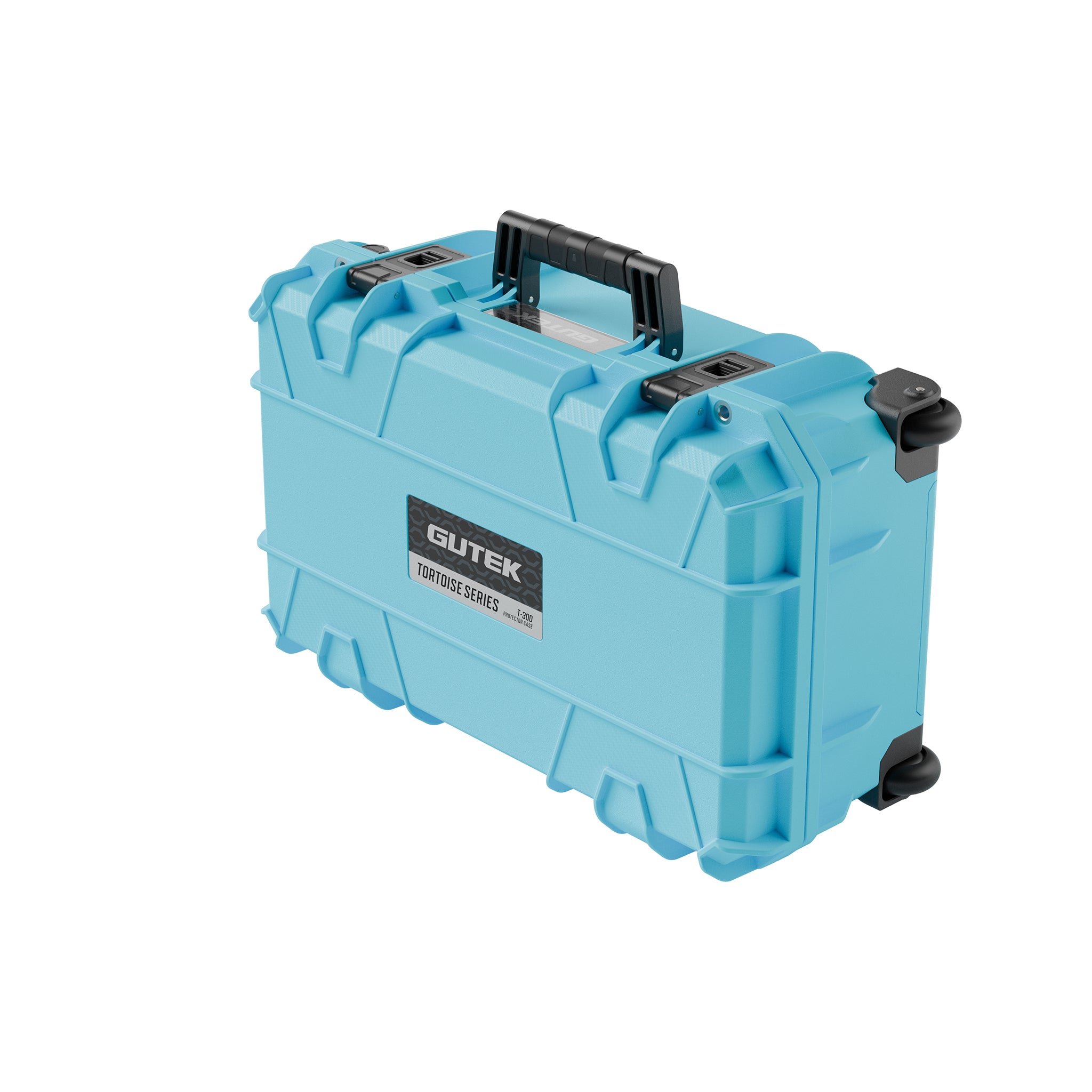 Твърд куфар с колелца GUTEK Tortoise T-300 Azure Blue - IP67