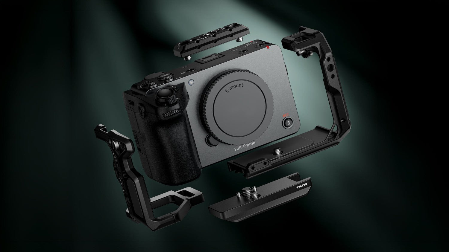 TILTA Пълна клетка за камера Sony FX5 - Титаниево Сиво