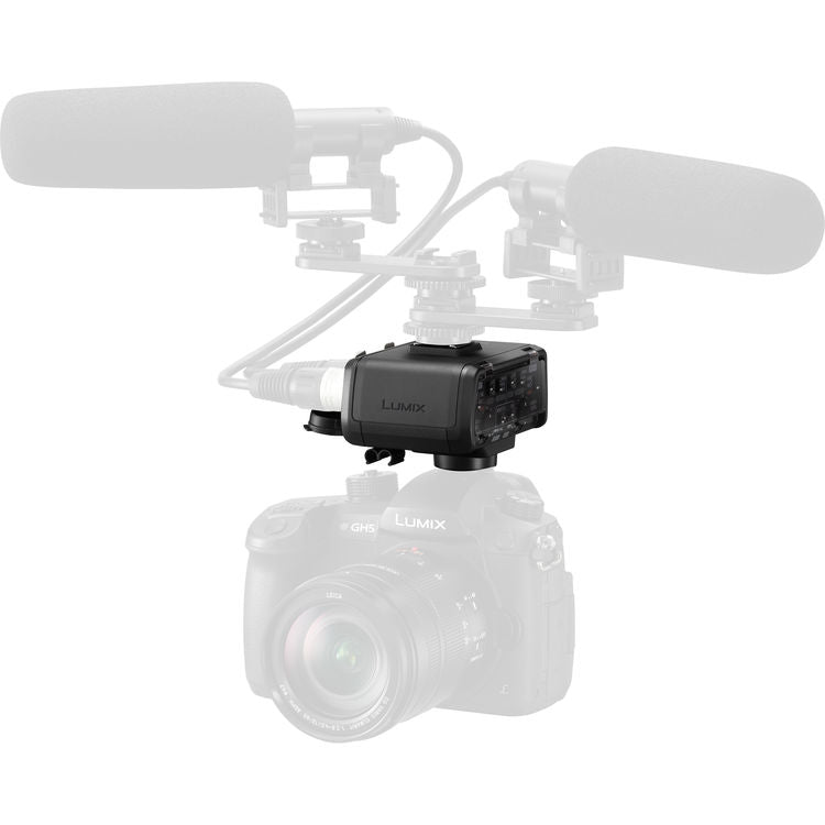 LUMIX G and Lumix S XLR Professional Microphone Adaptor, 2 XLR Terminals - DMW-XLR1