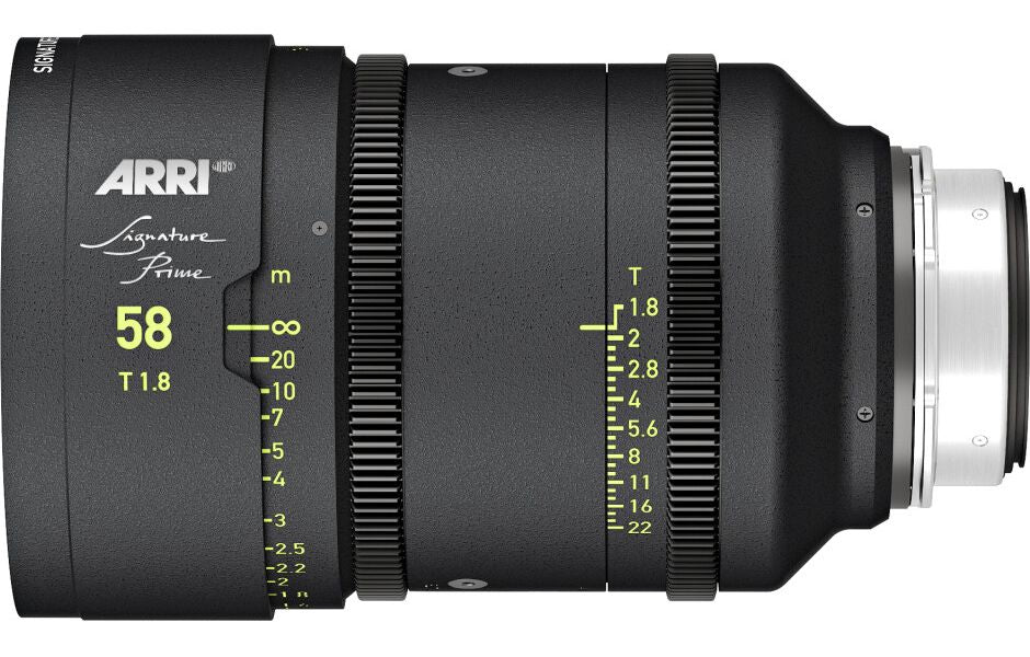 ARRI Signature Prime 58mm T1.8 (Metric)