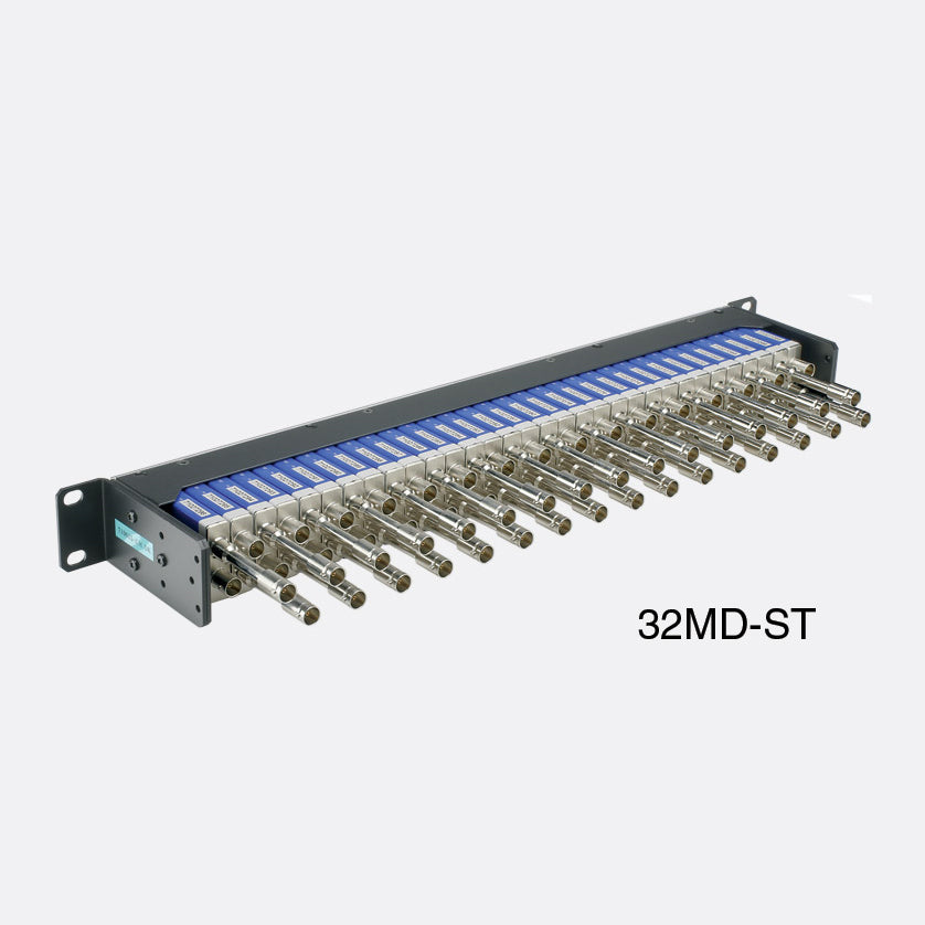 32MD-ST 1RU 32ch Mid-size Patchbay, Normal Thru