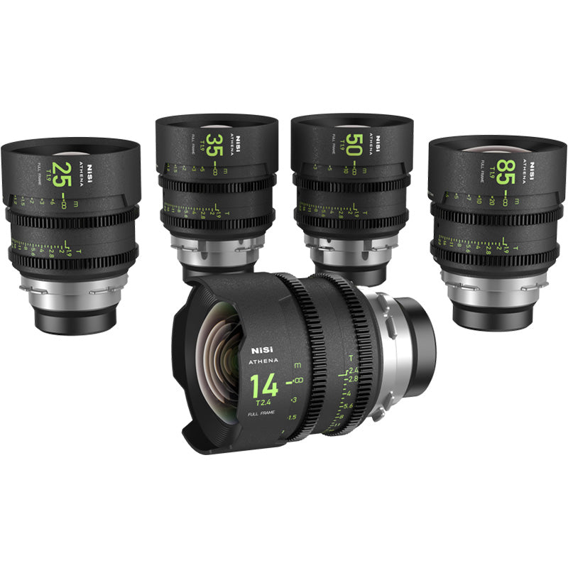 Nisi Cine Lens Set Athena Prime 14/25/35/50/85mm ARRI PL