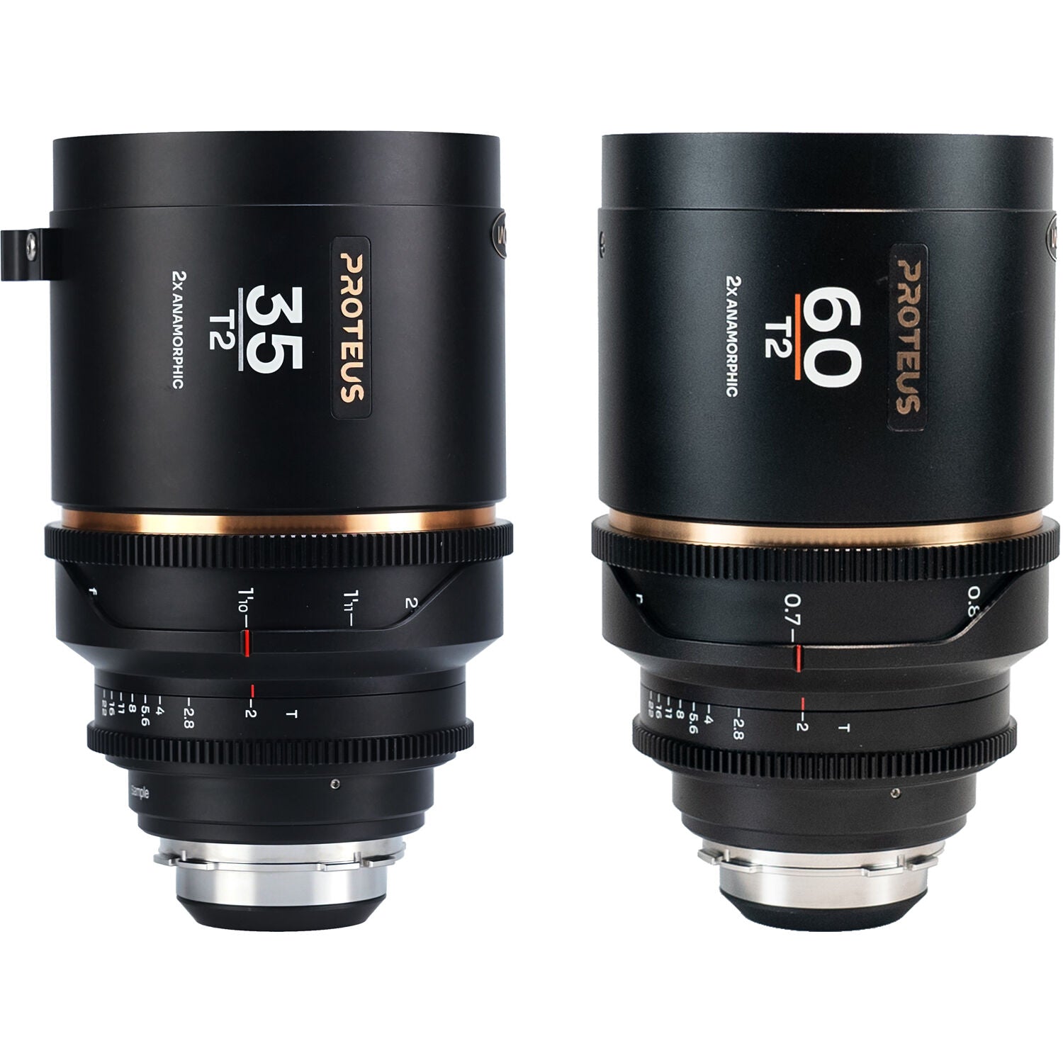 Двоен комплект Laowa Proteus 2X Anamorphic Set A (35mm, 60mm) - Кехлибарен отенък - метров