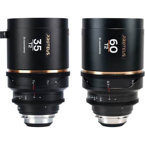 Двоен комплект Laowa Proteus 2X Anamorphic Set A (35mm, 60mm) - Кехлибарен отенък - метров